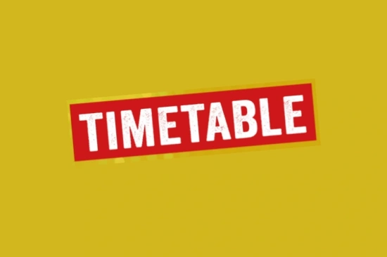 Timetable 2025